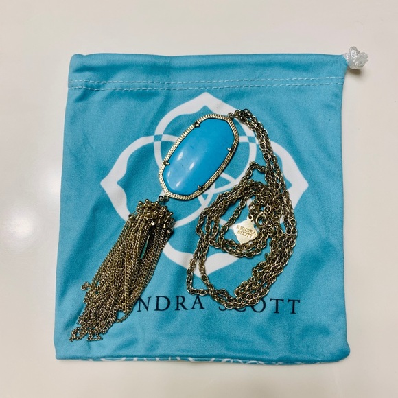 Kendra Scott Rayne Necklace - Turquoise - Picture 1 of 2